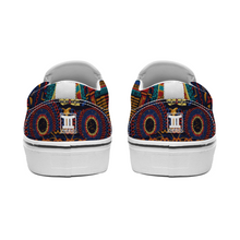 African Print Patched Unisex Slip On Shoes